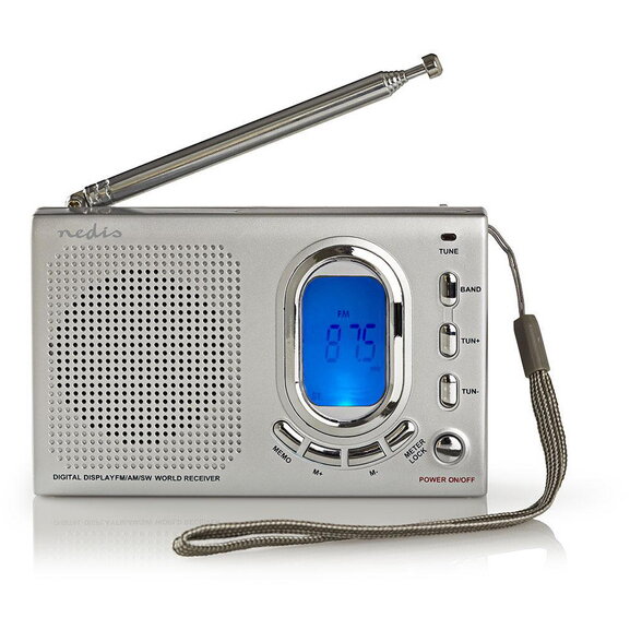 Radio Radio RDWR1000GY AM/FM/SW 1.5W Grey