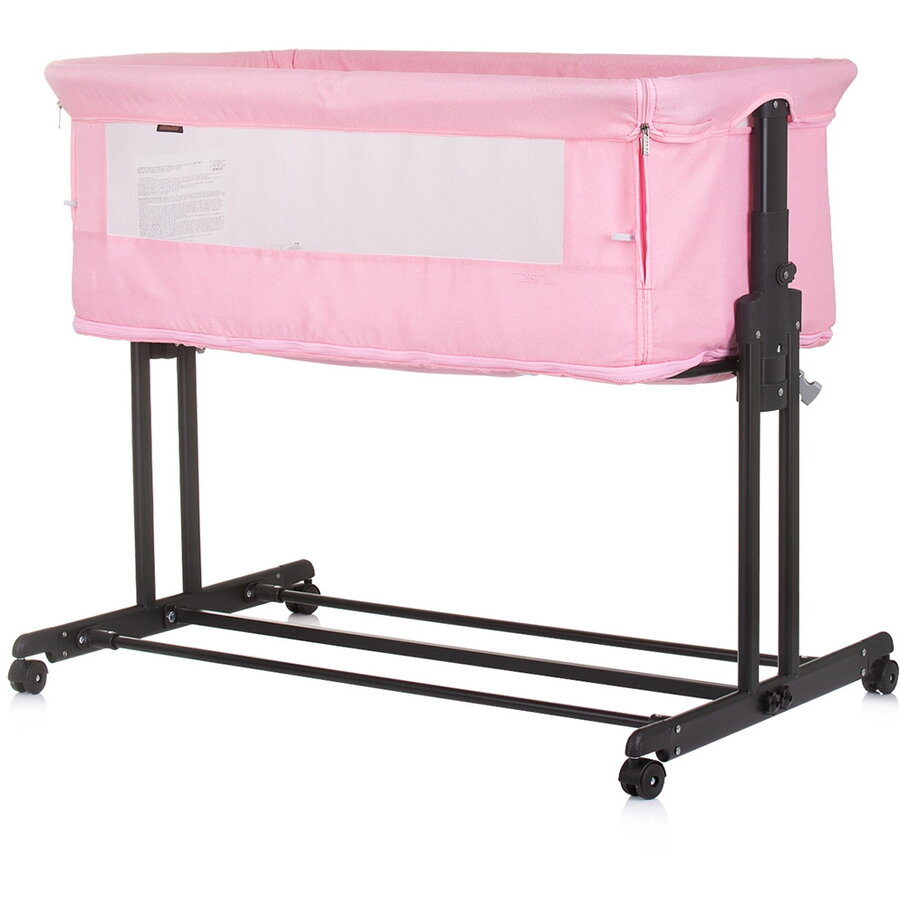 Patut Co-Sleeper Zen Varsta 0 - 6 Luni Transformabil in Tarc de Joaca Roz Flamingo