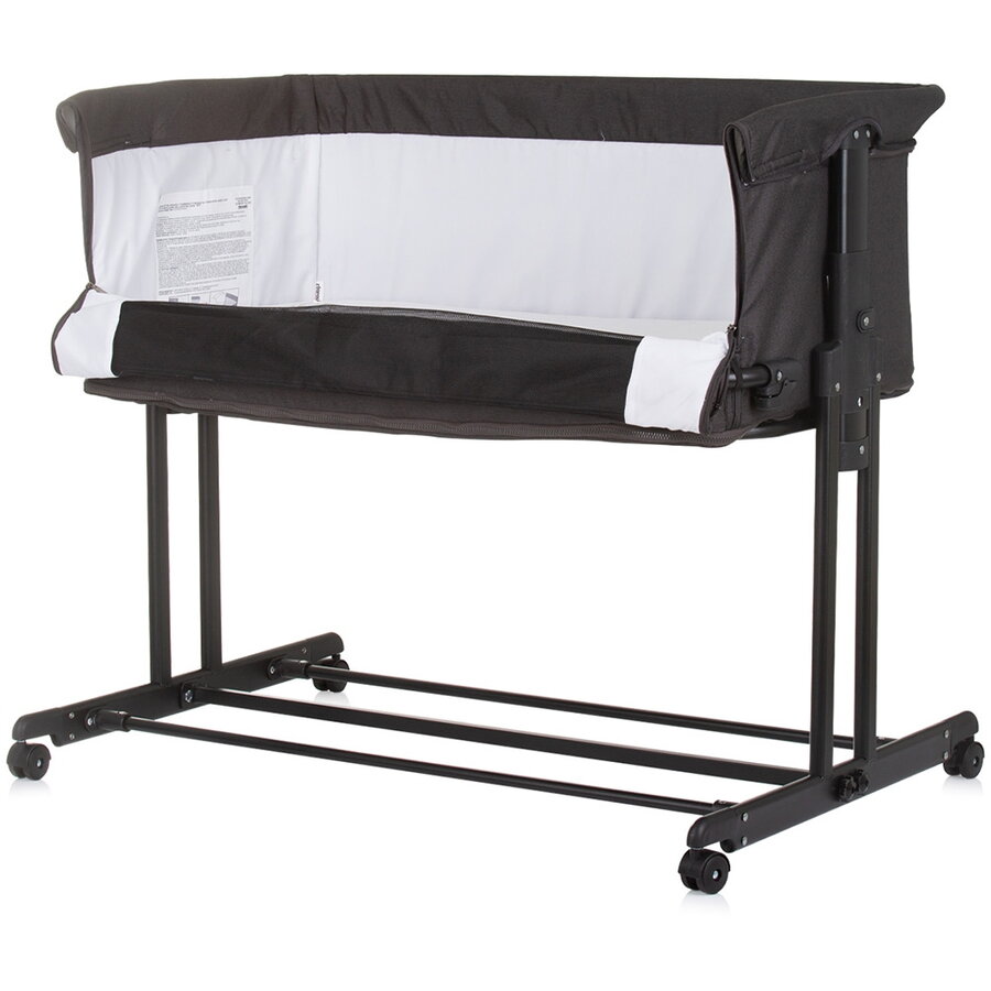 Patut Co-sleeper Zen Varsta 0 - 6 Luni Transformabil in Tarc de Joaca Obsidian