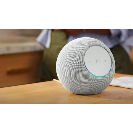Boxa Inteligenta Echo Dot Max Asistent Vocal Alexa Hub Smart Home Integrat Bluetooth Wi-Fi Glacier White