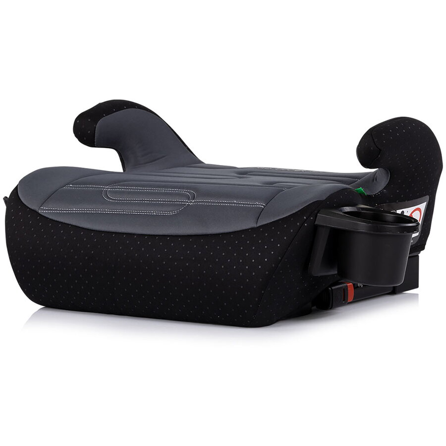 Inaltator Auto pentru Copii Go Boost Iso I-Size 125-150CM cu Sistem Isofix Gri Inchis
