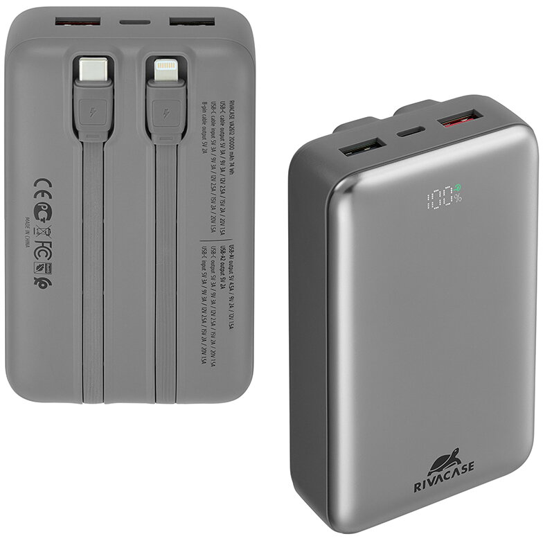 Powerbank VA2612 20000mAh 30W Gray