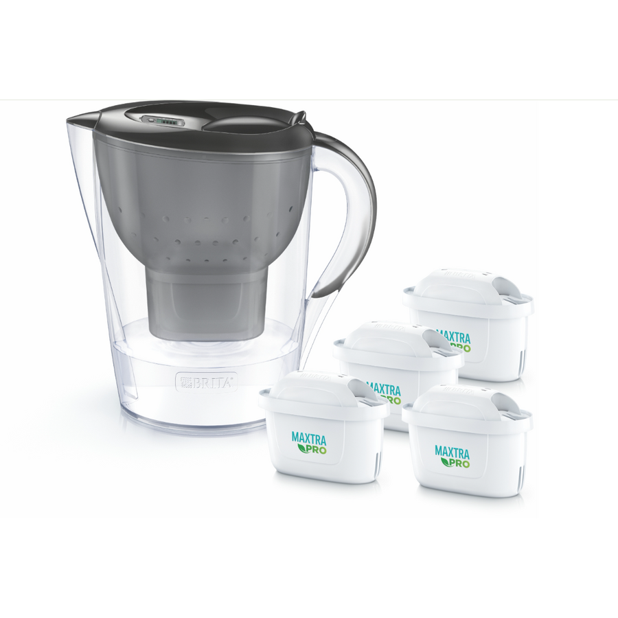 Cană Filtranta Brita Marella 2.4 L + 4 Filtre Maxtra PRO Grafit