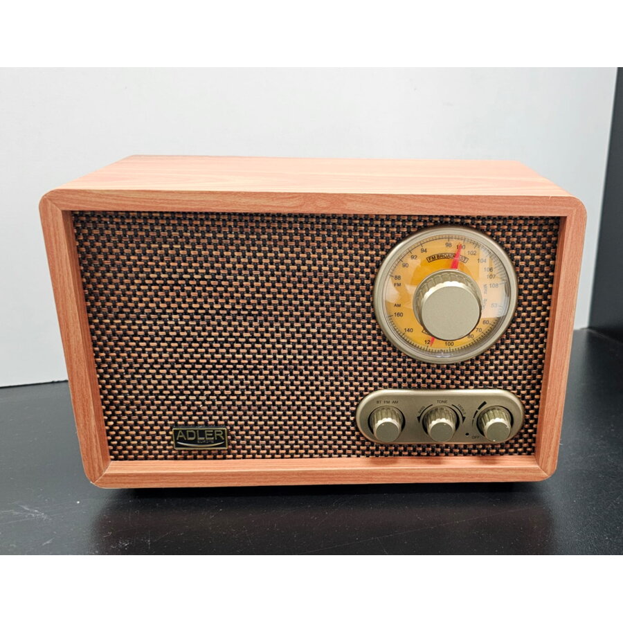 Radio Retro Resigilat AD 1171 FM / AM Bluetooth 10W Maro