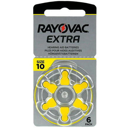 BATERIE AUDITIVA RAYOVAC 10 BLISTER 6 BUC
