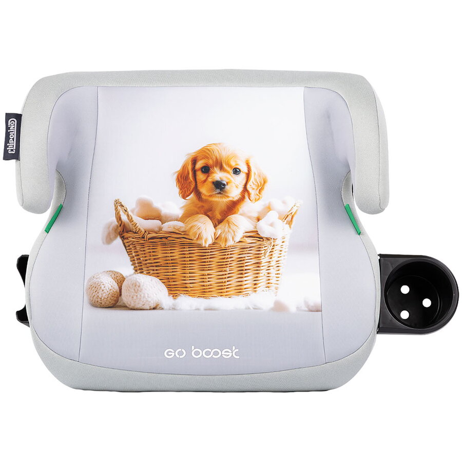 Inaltator Auto pentru Copii Go Boost I-Size 125-150CM Puppy Gri Deschis