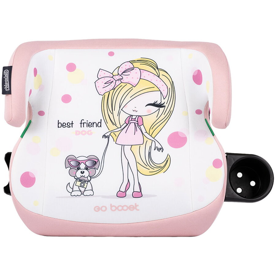 Inaltator Auto pentru Copii Go Boost I-Size 125-150CM Fashion Girl Roz
