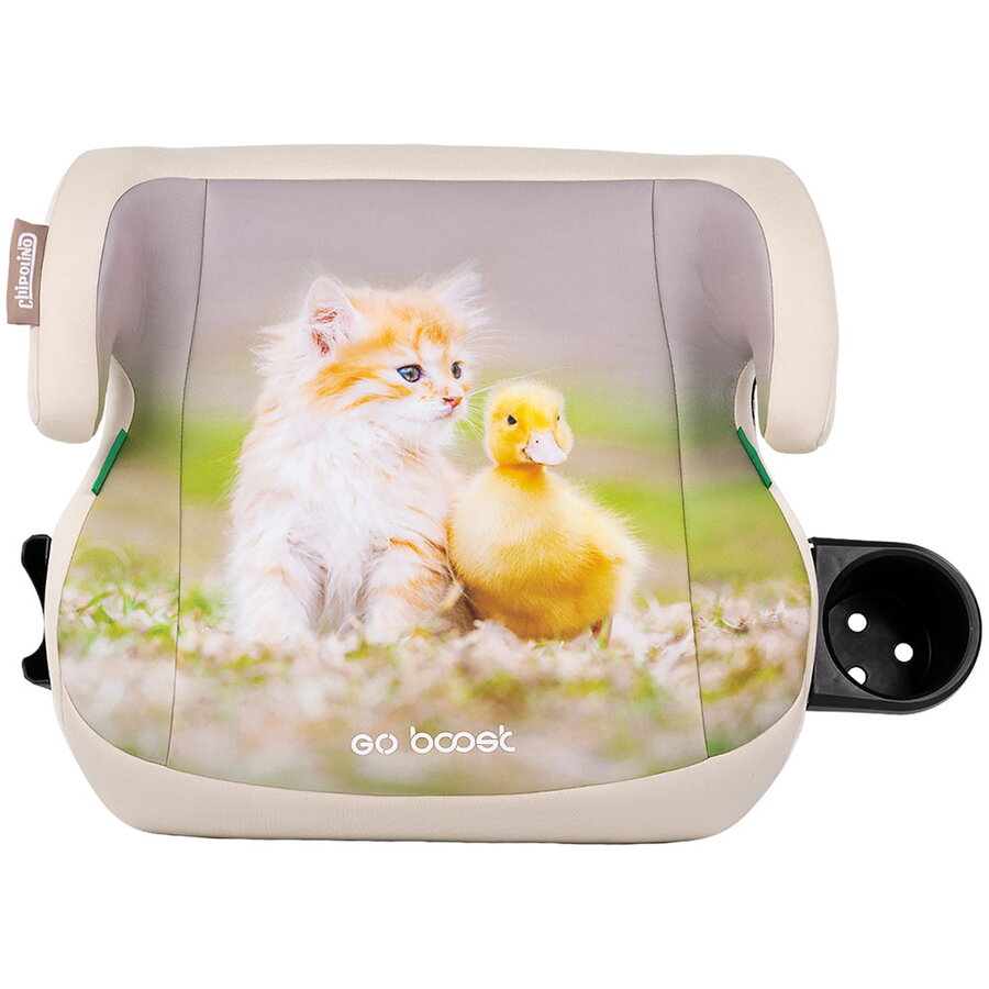 Inaltator Auto pentru Copii Go Boost I-Size 125-150CM Cat & Duck Bej