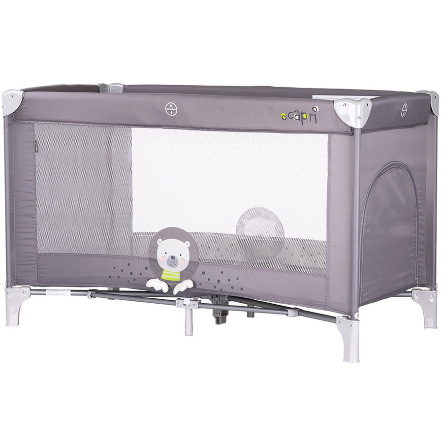 Patut Pliabil Capri de la Nastere Maxim 15KG Bear Gri