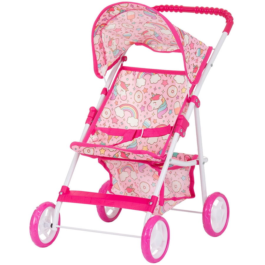 Carucior pentru Papusi Alice Unicorn 3+ Ani