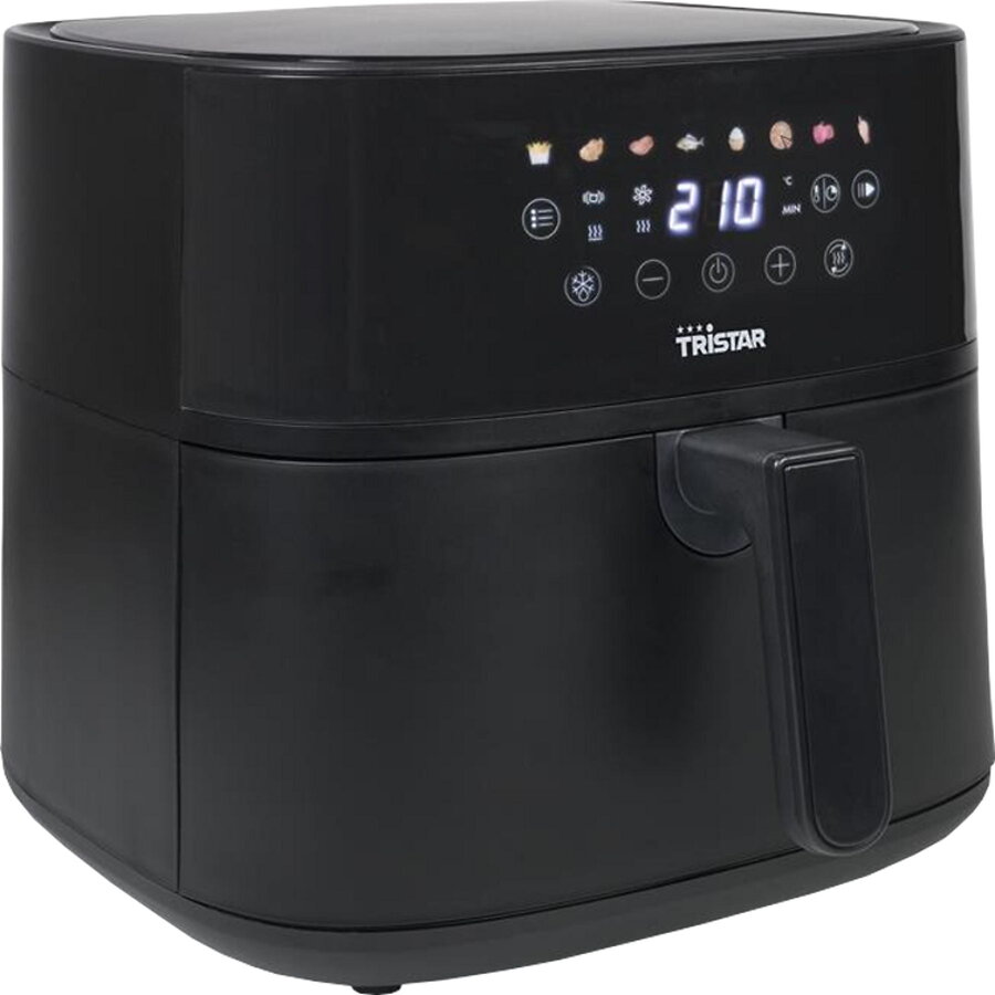 Friteuza cu Aer Cald FR-9071 Capacitate 8L Panou LED Tactil Putere 2000W Negru