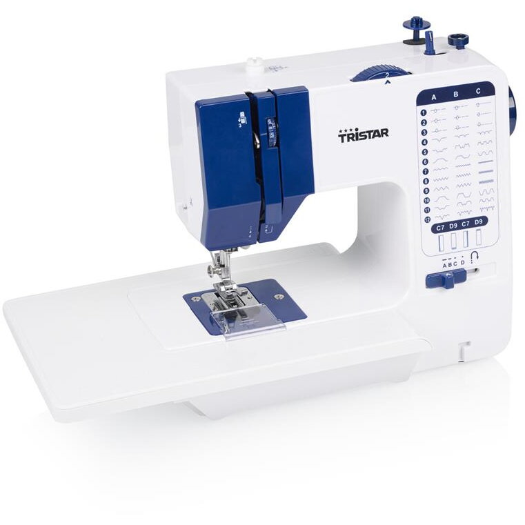 Masina de Cusut SM-6005 38 Cusaturi Alb/Albastru