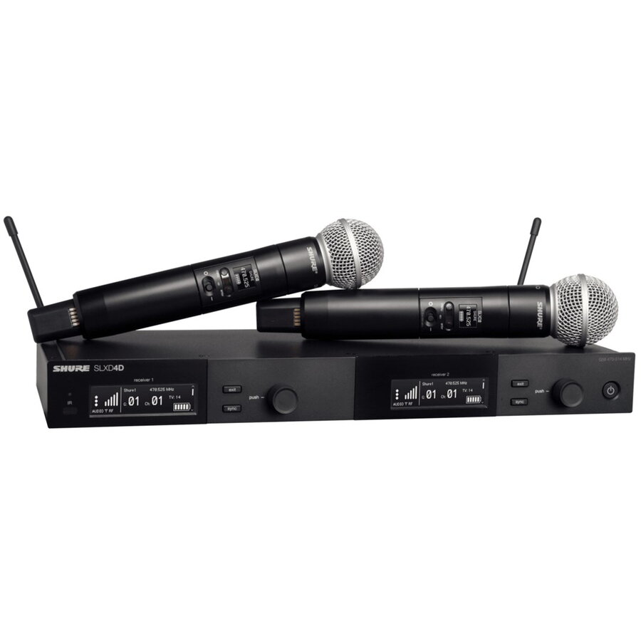 Microfon SLXD24DE/SM58-G59 Dual Digital Wireless Negru