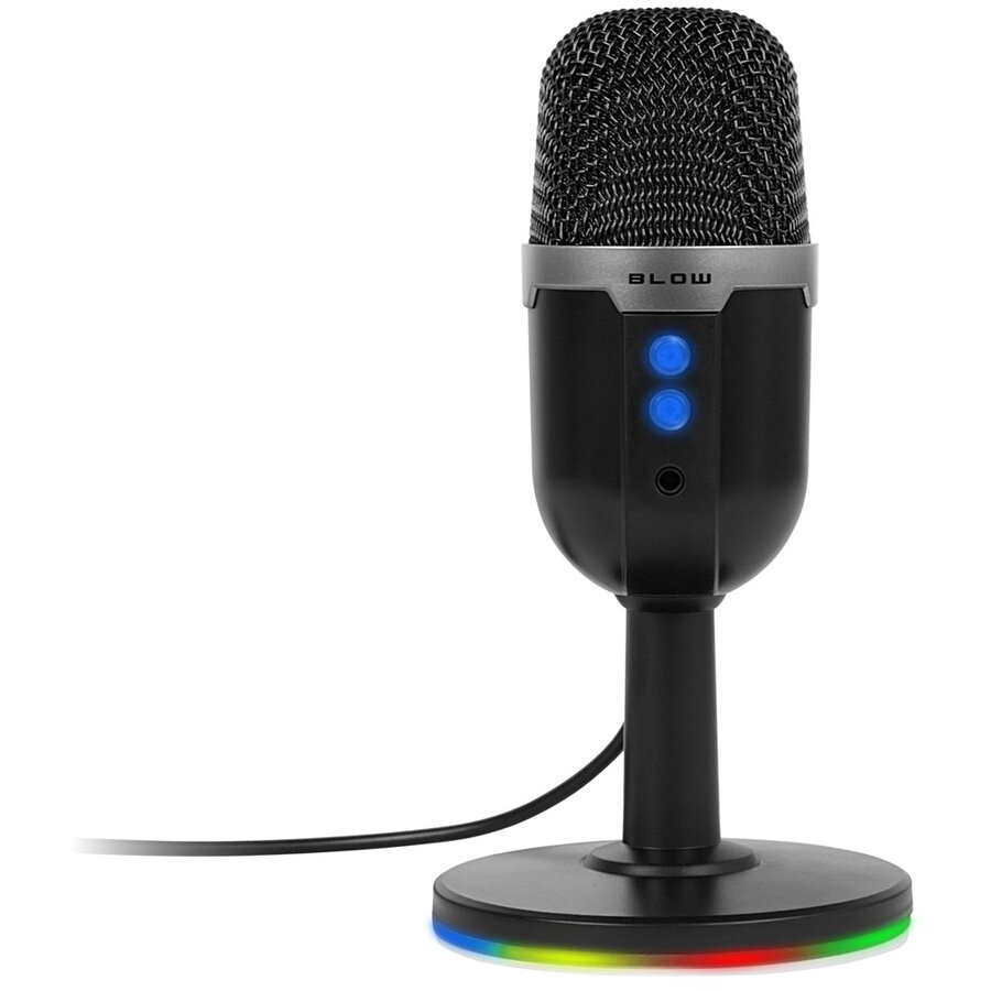 Microfon Studio LED Negru