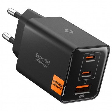 Incarcator Spigen Rețea EE473EU Essential 47W 3A 1 x USB-A - 2 x USB-C Alb — imaginea 2