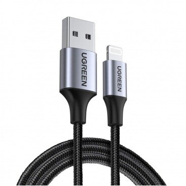 Cablu Date și Încărcare USB-A - Ugreen US199 18W 1m Gri