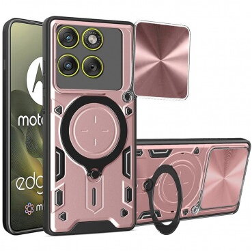 Husa Techsuit Motorola Edge 70 CamGuard Pro Roz Auriu