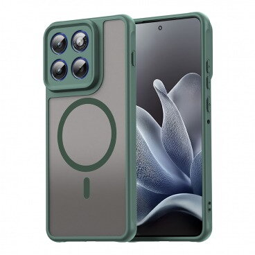 Husa Techsuit MagSafe Motorola Edge 70 HaloFrost II Verde