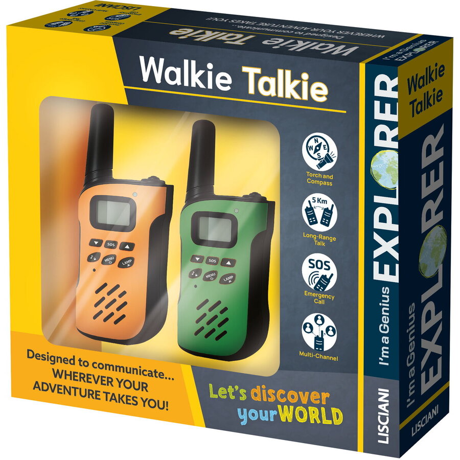 Set Walkie-Talkie Micul Geniu Explorator 7 Ani+
