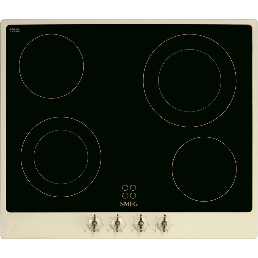 Plita P864PO Ceramica 60Cm 4 Zone Crem