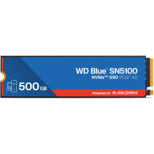 SSD Western Digital Blue SN5100, 500GB, PCIe Gen 4.0 x4, M.2 NVMe