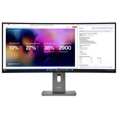 Monitor LCD ThinkVision P40WD-40 39.7inch 5120 x 2160 5K2K WUHD Negru