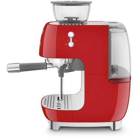 Espressor Manual 50's Style EGF03RDEU 2.4L 15Bari Rasnita Incorporata 1650W Rosu