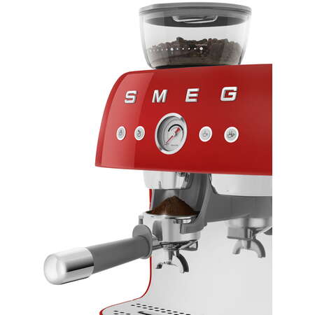 Espressor Manual 50's Style EGF03RDEU 2.4L 15Bari Rasnita Incorporata 1650W Rosu