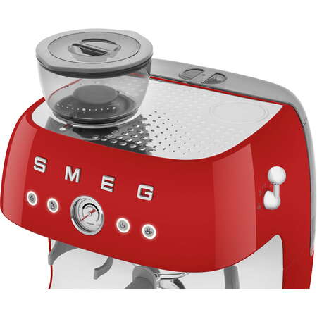 Espressor Manual 50's Style EGF03RDEU 2.4L 15Bari Rasnita Incorporata 1650W Rosu