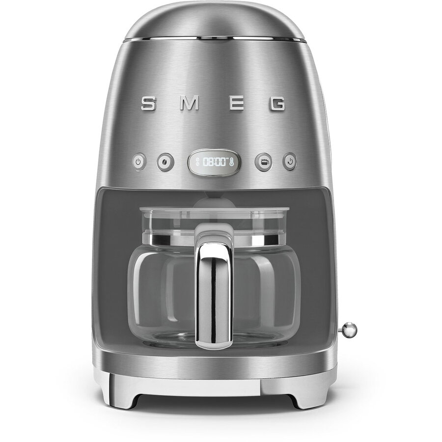 Cafetiera cu Filtru 50's Style DCF02SSEU Rezervor Apa 1.4L Carafa Cafea 1.25L 1050W Inox