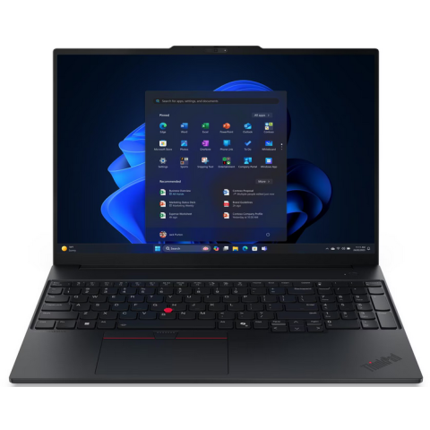 Laptop ThinkPad E16 G3 WQXGA 16 inch Intel Core Ultra 5 228V 32GB 1TB SSD Windows 11 Pro Black