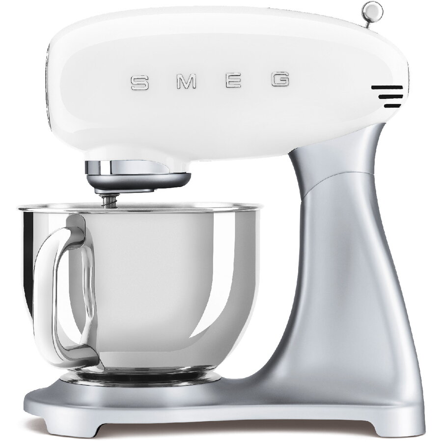 Mixer Planetar 50's Style SMF04WHEU Bol Inox 4.8L Putere 800W Alb