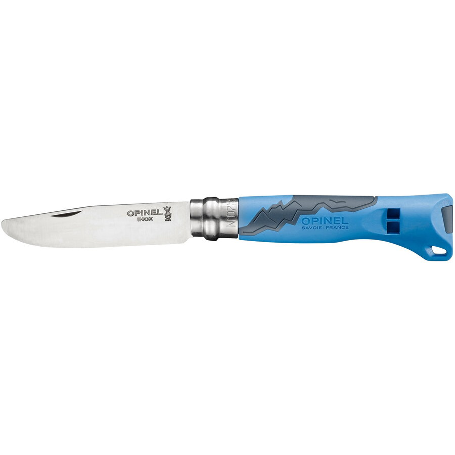 Cutit de Buzunar cu Fluier N°07 8cm Outdoor Junior Blue