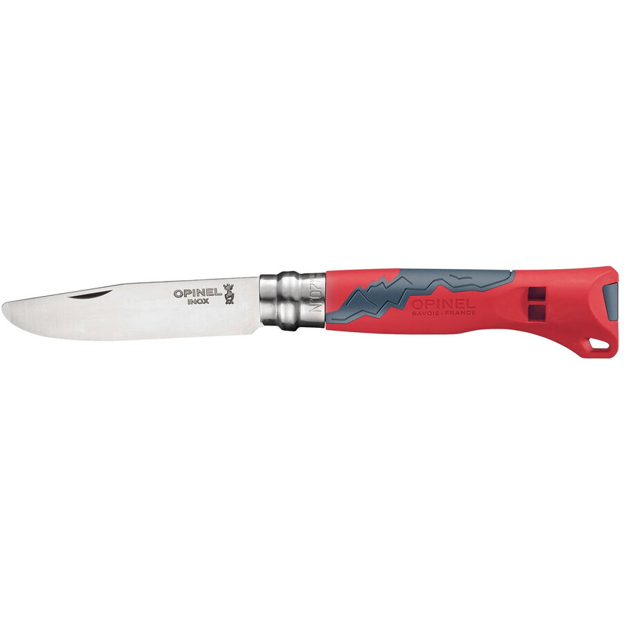 Cutit de Buzunar cu Fluier N°07 8cm Outdoor Junior Red