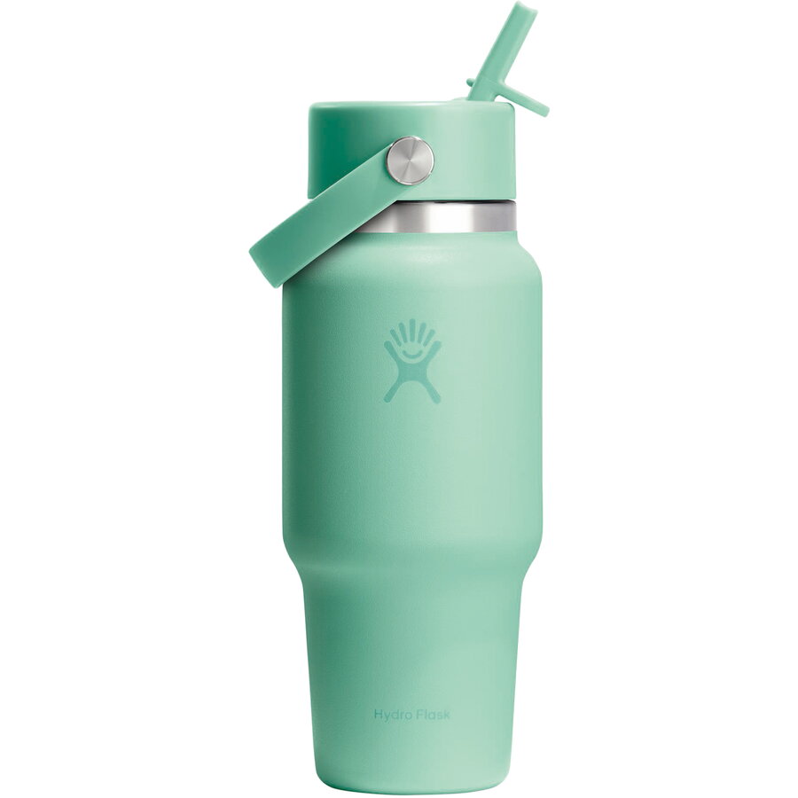 Sticla Termos Inox 710ml Wide Straw Mermaid Green