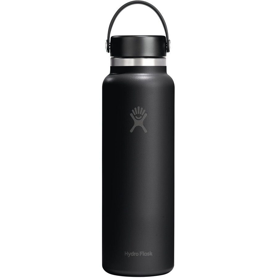 Sticla Termos Inox 1.18L Wide Mouth Black