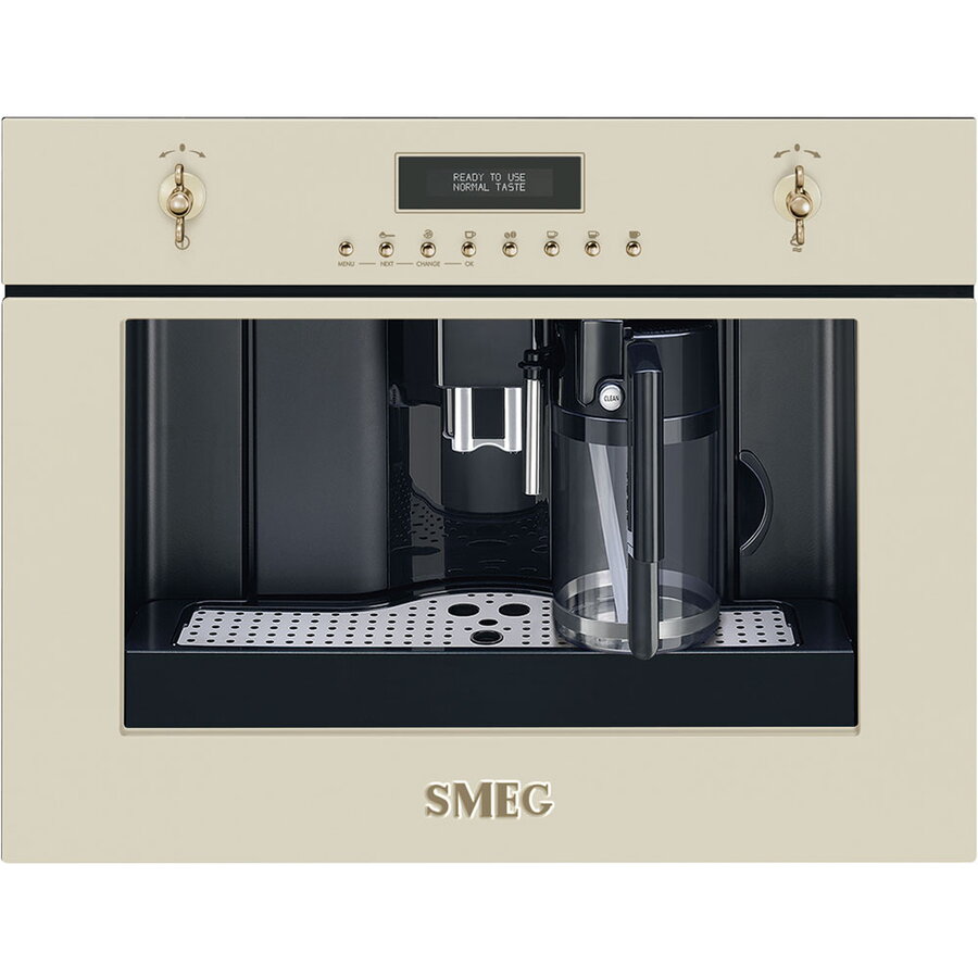 Espressor Automat Incorporabil CMS8451P Coloniale Line Rezervor Apa 2.5L Rasnita Integrata Presiune 15Bari Putere 1350W Crem