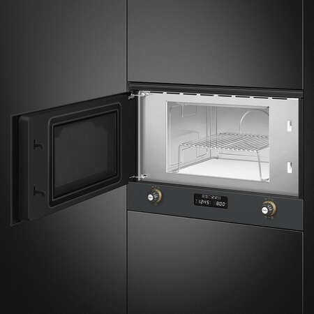 Cuptor cu Microunde Incorporabil MP722AO Cortina Line Capacitate 22L Functie Grill Putere 850W  Antracit