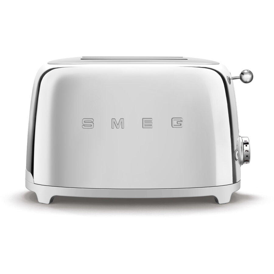Prajitor de Paine TSF01SSEU 50's Style 2 Felii 6 Trepte de Rumenire 950W Argintiu