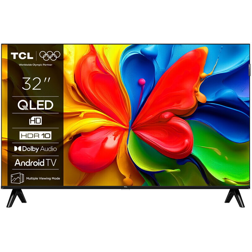 Televizor Smart QLED 32S41K 80cm 32inch HD Android TV Black