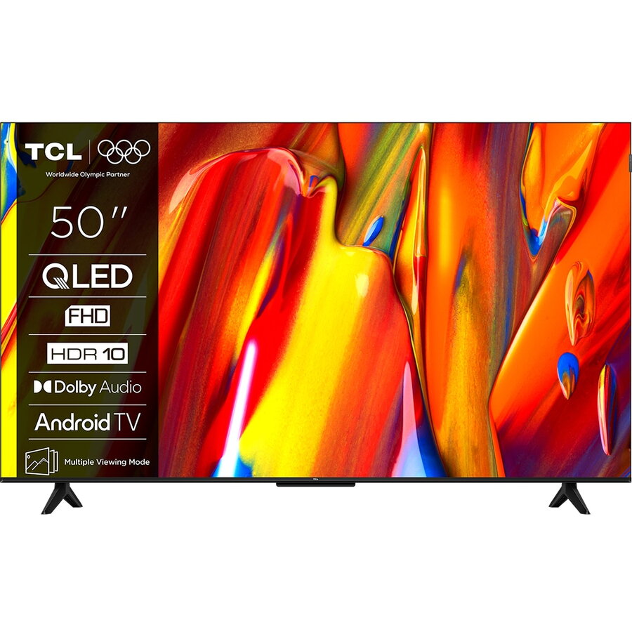 Televizor Smart QLED 50S59K 126cm 50inch FHD Google TV Black