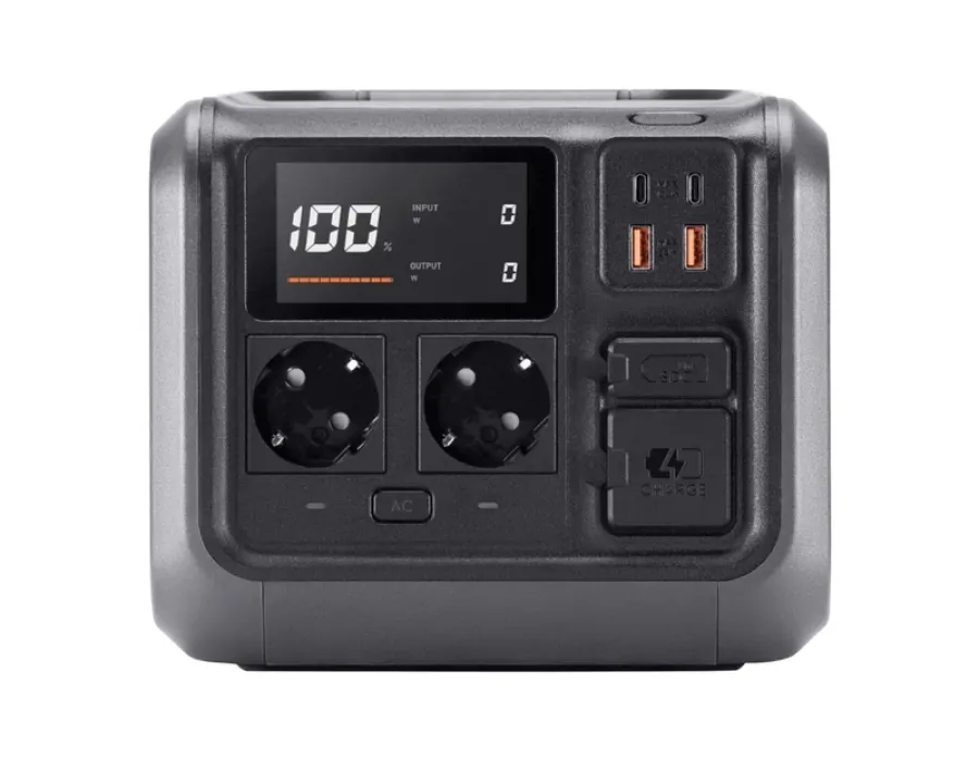 Power Station Portabil DJI Power 500 Capacitate 512Wh Putere Maximă de Ieșire 1000W Gri/Negru