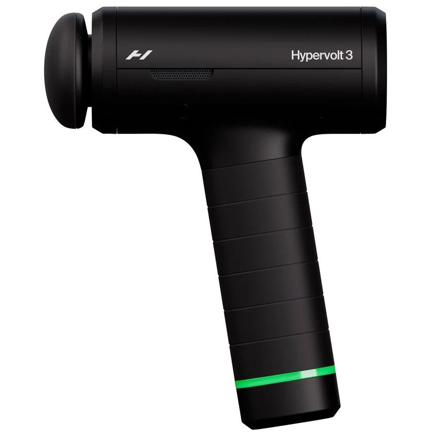 Aparat de Masaj Hypervolt 3 cu 5 Niveluri de Intensitate 5 Capete Interschimbabile Negru