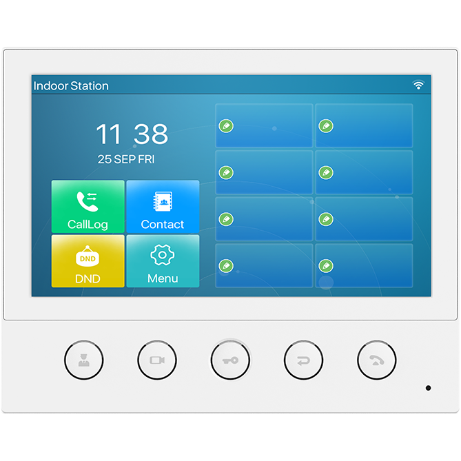 Statie Interioara i53W Ecran Tactil 7 Inch Wi-Fi 2.4GHz Alb