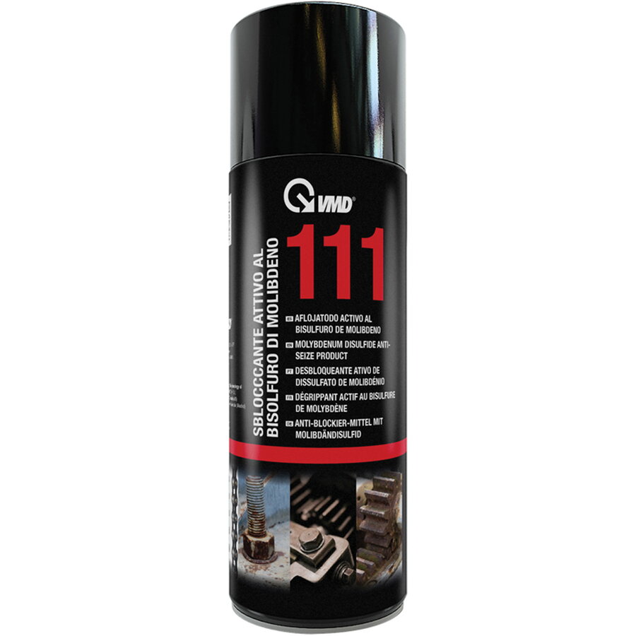 Spray Vaselina cu Disulfura de Molibden 400ml Lubrifiant Industrial Rezistent Negru
