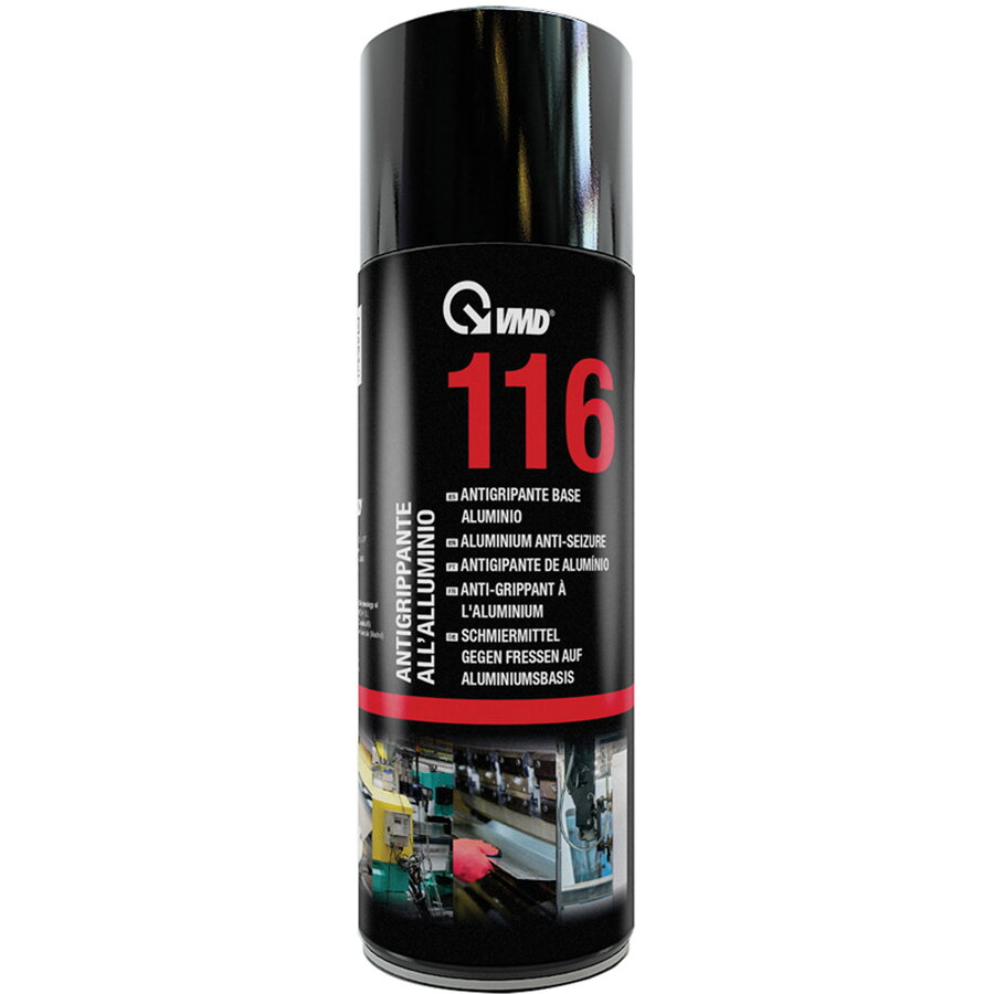 Spray Lubrifiant pe Baza de Aluminiu 400ml Rezistent la Temperaturi Inalte Negru