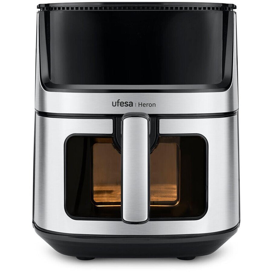 Friteuza Heron 8 Litri 10 Programe 1800W Black Silver