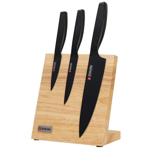 Set Cutite 4 Piese Otel Inoxidabil cu Suport Magnetic