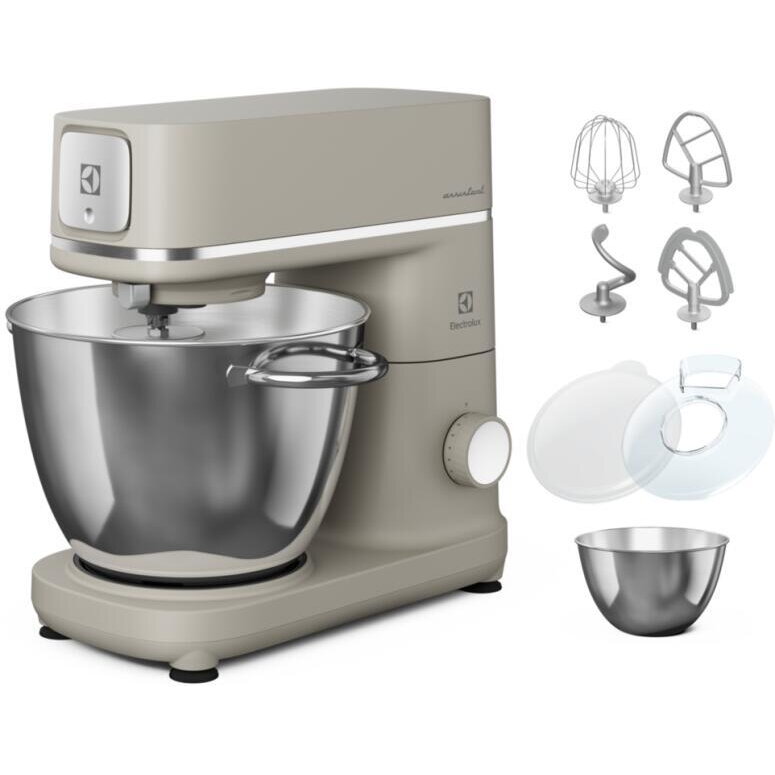 Robot de Bucatarie Assistent 700 Kitchen Machine E6KM1-4PPT 2 Boluri 4/6L 10 Viteze + Pulse Putere 1200W Platinum Pearl