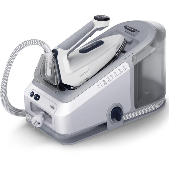 Statie de Calcat cu Abur CareStyle 7 IS7262GY Rezervor Apa 2L Presiune 7.5Bari Putere 2700W Gri